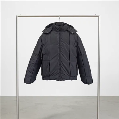 Faisean Patchwork Loose Down Jacket